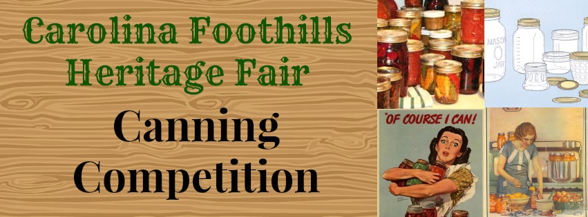 Canning Competition at Carolina Foothills Heritage Fair @ Carolina Foothills Heritage Fair | Westminster | South Carolina | United States